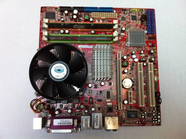 Kit Placa Mãe + Processador Celeron 430+ cooler